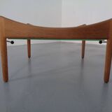 Modus Oak & Glass Table by Kristian Vedel for Soren Willadsen, 1963