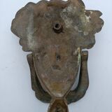 Bronze door knocker. Circa 1900.