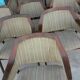 Chaises style scandinave en acajou
