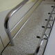 Chromed metal wall coat rack 1960