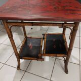Table served Bamboo by Perret & Vibert late NINETEENTH