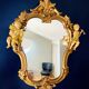 Miroir ancien anges musiciens style Victorien Baroque