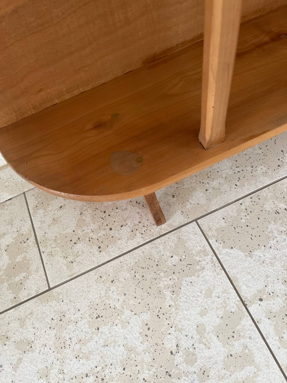 Corner bookcase shelf from the 60s ART DECO