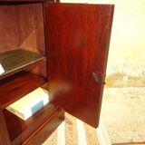 Louis-Philippe bedside in flamed mahogany