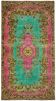 Overdyed Wool Vintage Handmade Carved Rug 169 cm x 288 cm