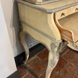 Wooden desk with patina