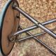 Tabouret pliant vintage Allemagne de L'Est 60/70