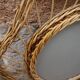 Rattan mirror  48x48cm
