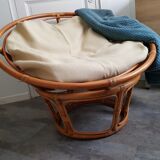 Papasan rattan chair