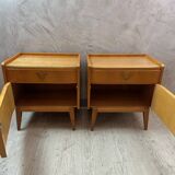 Pair of 1950 bedside tables