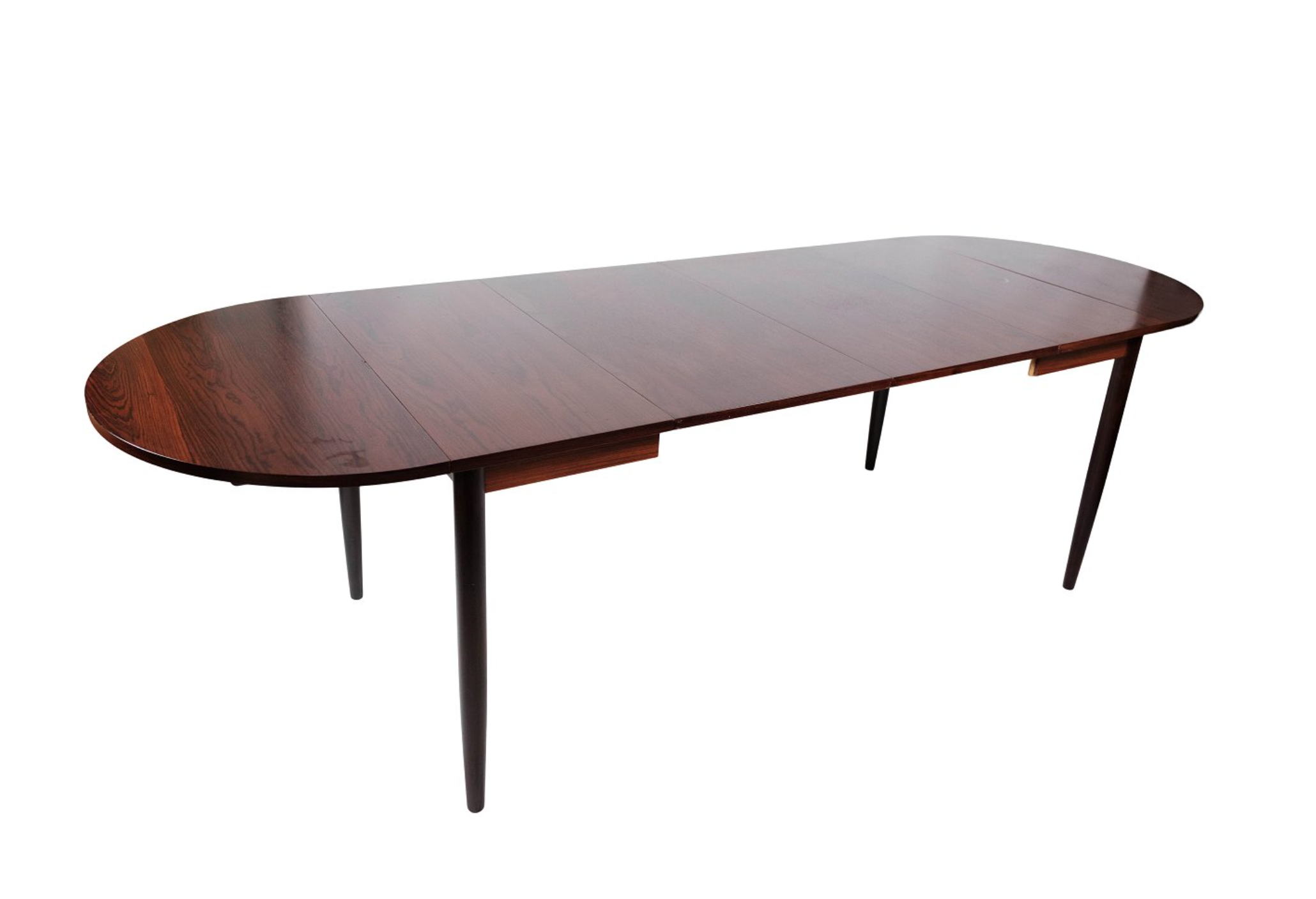 Dining table in rosewood with extension plates, designed by Arne Vodder, 1960s