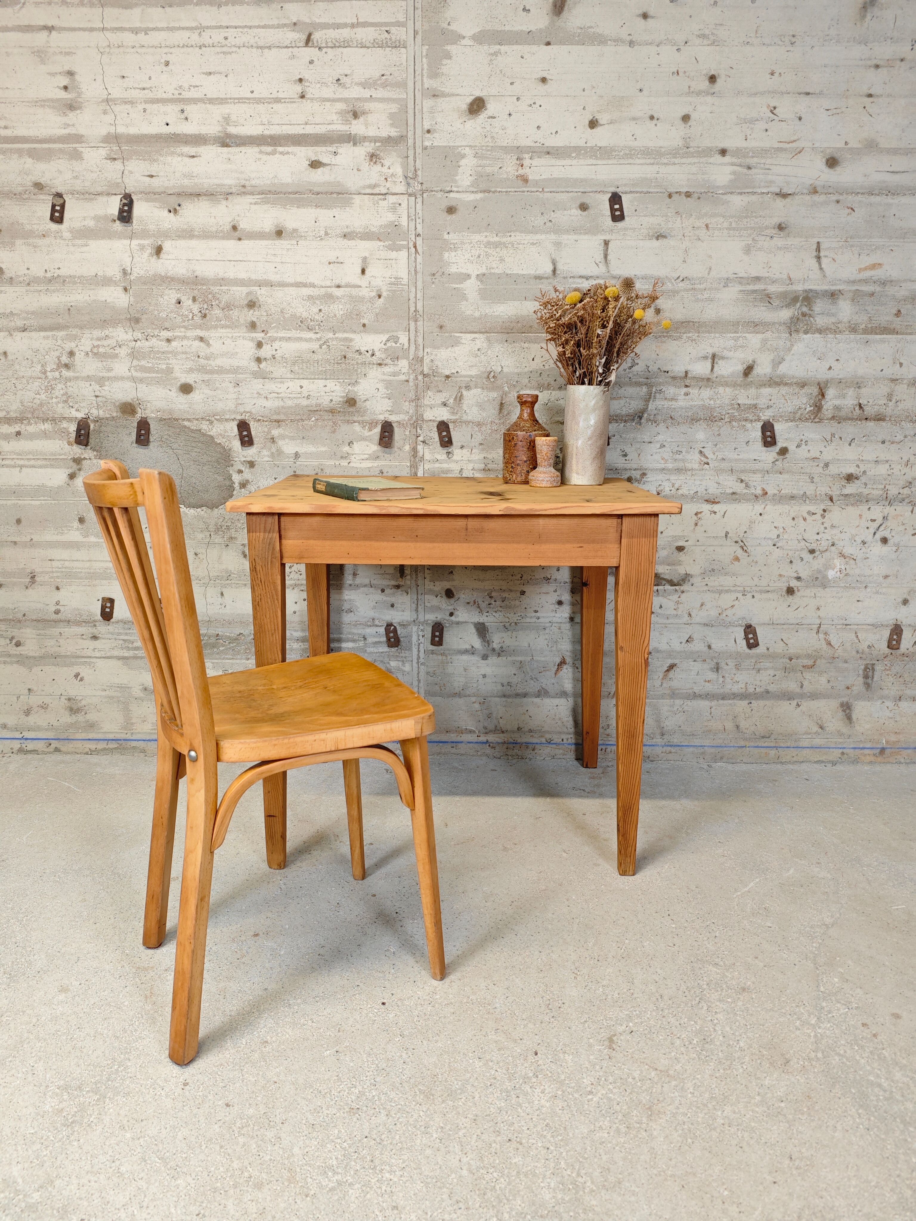Side table/ desk in fir wood