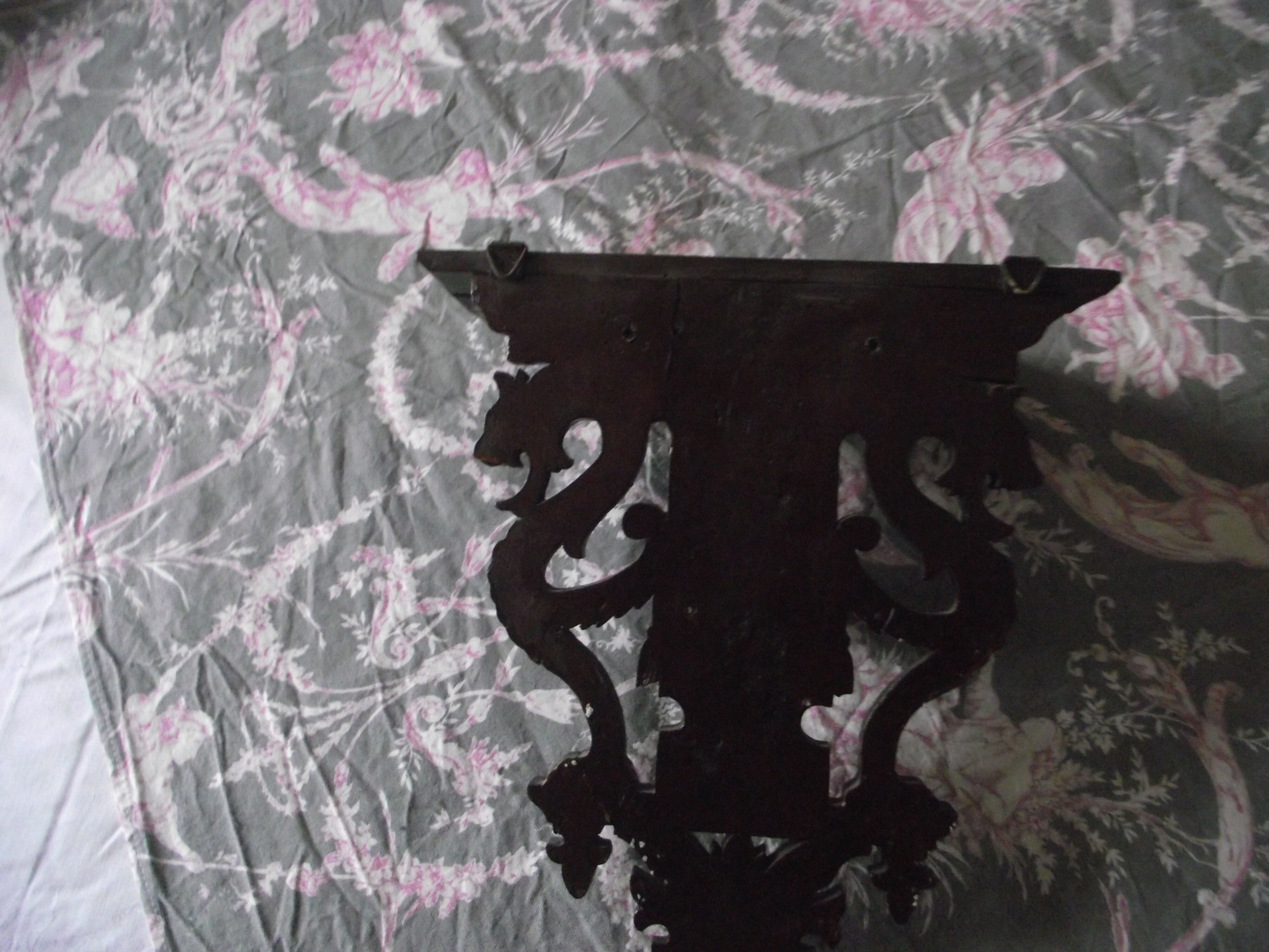 Early 20th century carved wooden console.