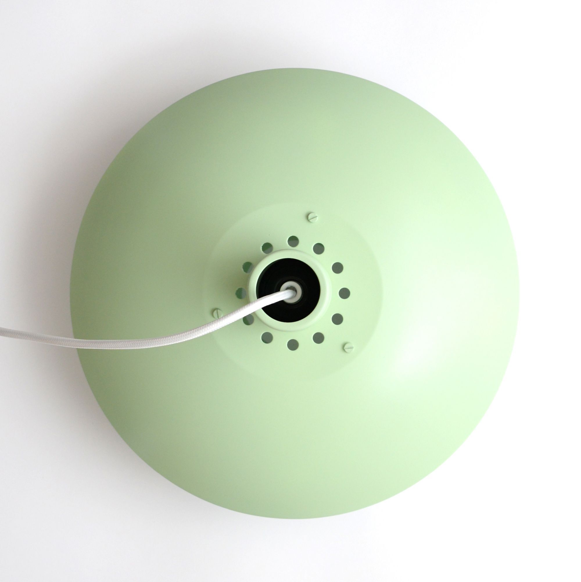 Pistachio Scandinavian lamp, 1970s