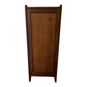 armoire vintage internat bois pin tiroir penderie année 50 / 60