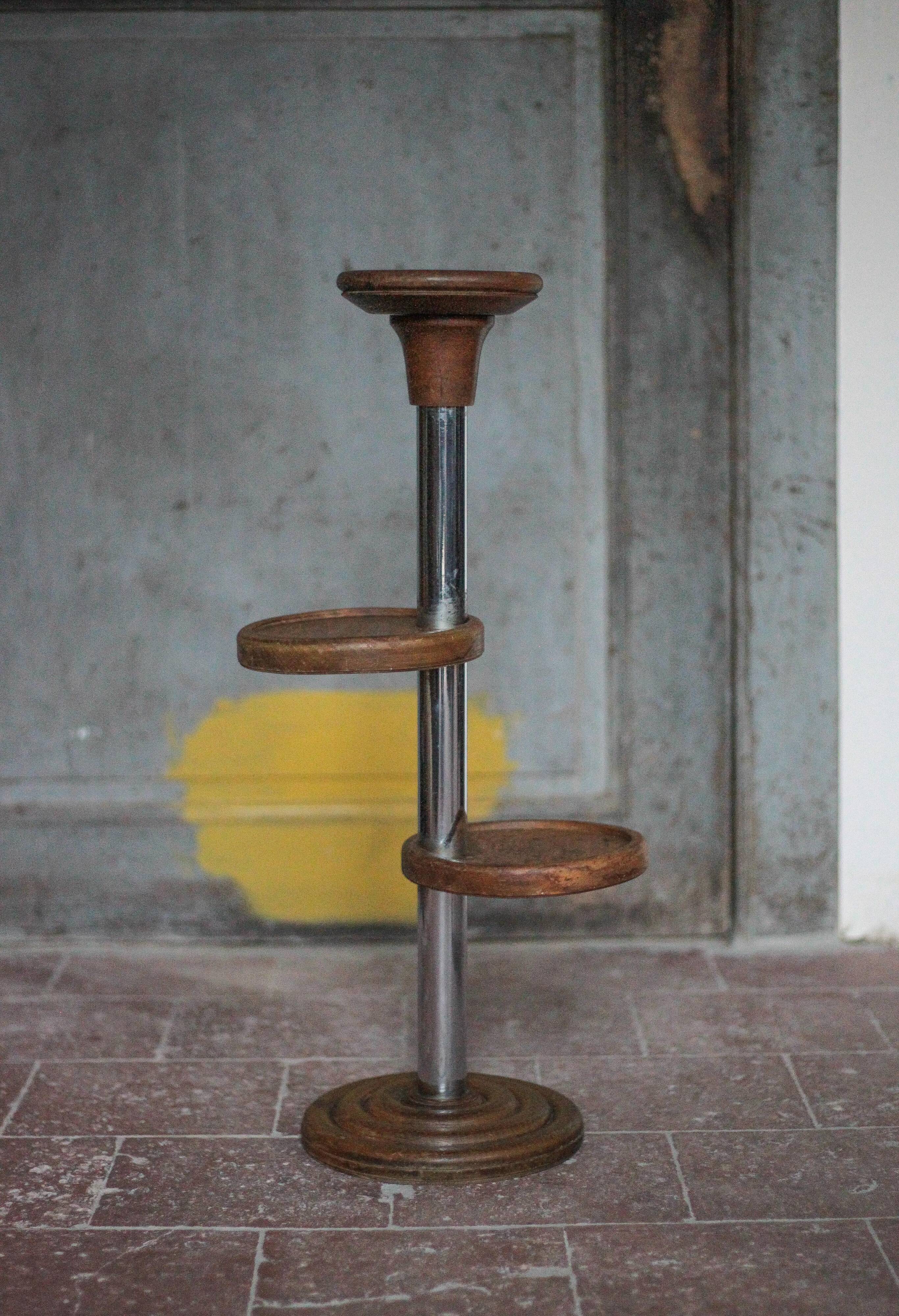 Vintage ashtray, art deco standing ashtray, or side table