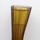 Organic Shaped Bamboo Floor Lamp "Kobe", France, 1980s