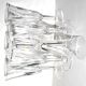 Saint-louis series of 6 crystal champagne flutes cut cerdagne
