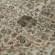 Handwoven overdyed turkish 1970s 163 cm x 265 cm grey carpet