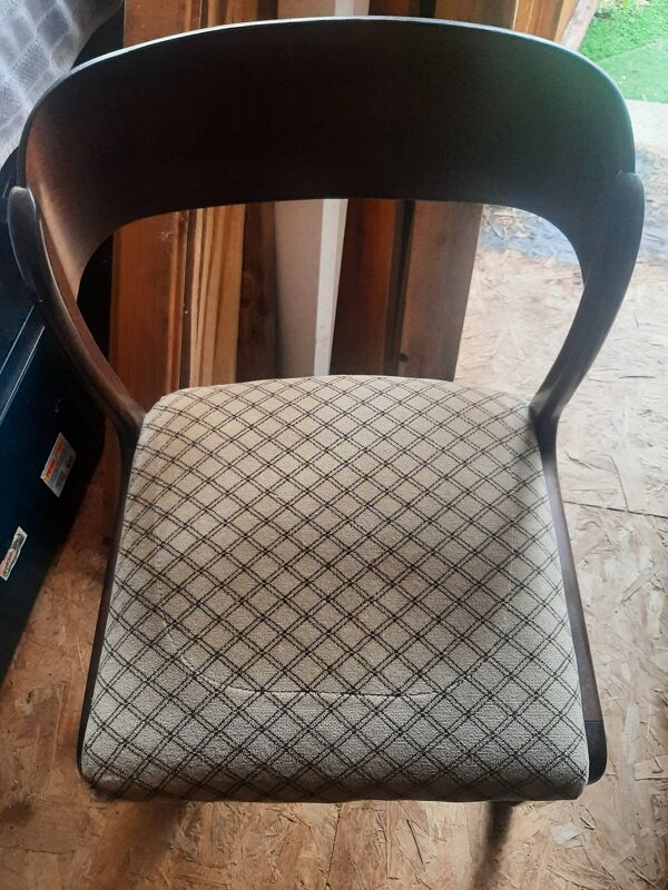 lot 6 chaises Baumann traineau