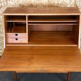 1960s 1970s teak secretary dresser Arne Wahl Iversen for Vinde Møbelfabrik