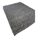 Tapis tressé en laine feutrée