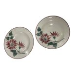 Floral deep plates hbcm