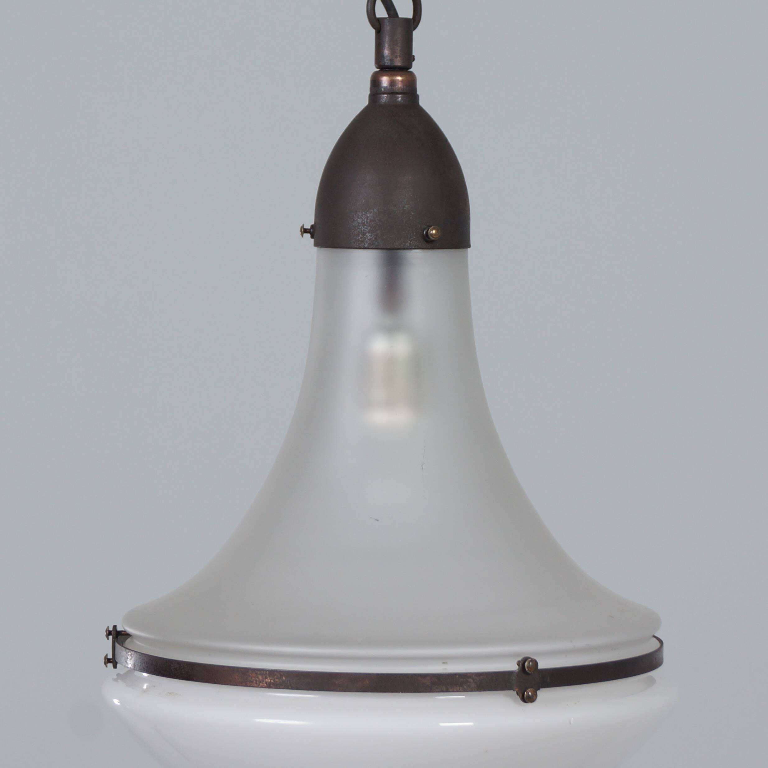 Luzette pendant lamp S&S L1510 by W.Wissmann for Siemens & Schuckert, ca. 1920