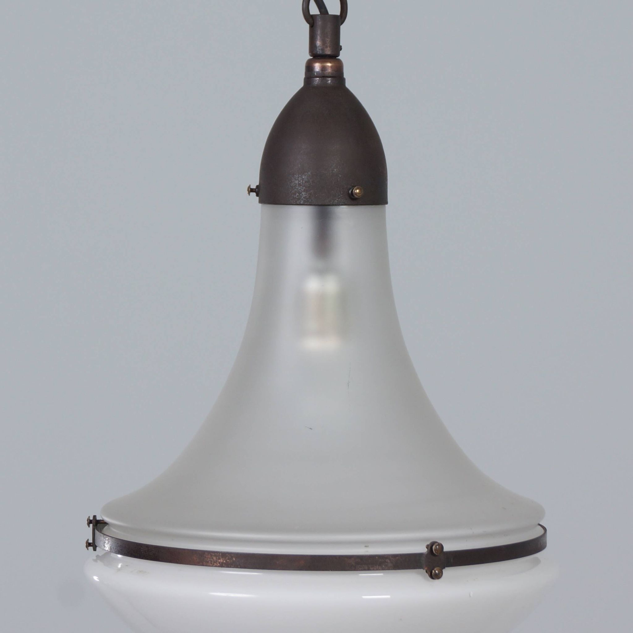 Luzette pendant lamp S&S L1510 by W.Wissmann for Siemens & Schuckert, ca. 1920