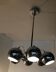 Chandelier 70/80," present time", 6 chrome globes