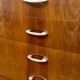 Vintage Polish buffet in flamed walnut – Mid-Century design from the 1960s