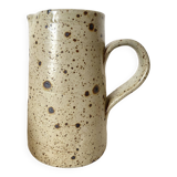 Pyreted stoneware pitcher