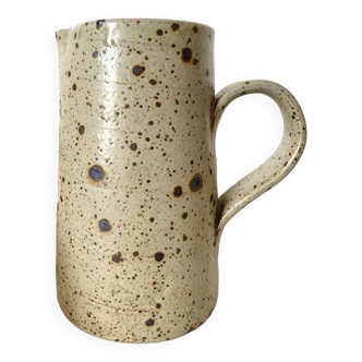 Pyreted stoneware pitcher