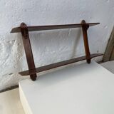 Etagère murale en bois de chêne