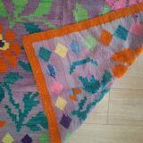 Vintage Woolen Hand Knotted Carpet Keli.