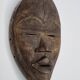 Dan mask in carved wood, brown patina, Ivory Coast, 25 cm