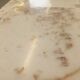 Pair of vintage nesting coffee tables in white marble from the 1970s.