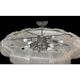 Lustre Spoutnik contemporain en verre de Murano, montage encastré, style Mazzega, lot de 2