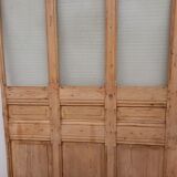 Partition in wood and glass 128 cm