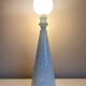 Lamp from the Brussels Porcelain Factory, ceramic light fixture