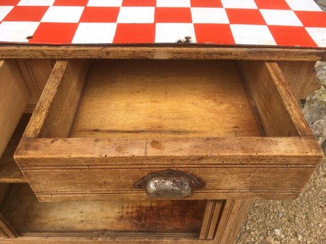Old parisian buffet sliding doors