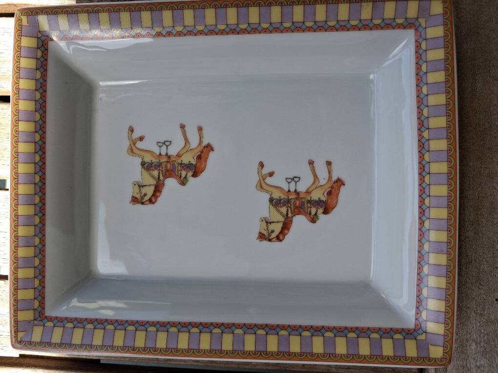 Large porcelain catchall from Limoges
