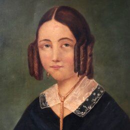 Tableau "La jeune femme au jasmin"