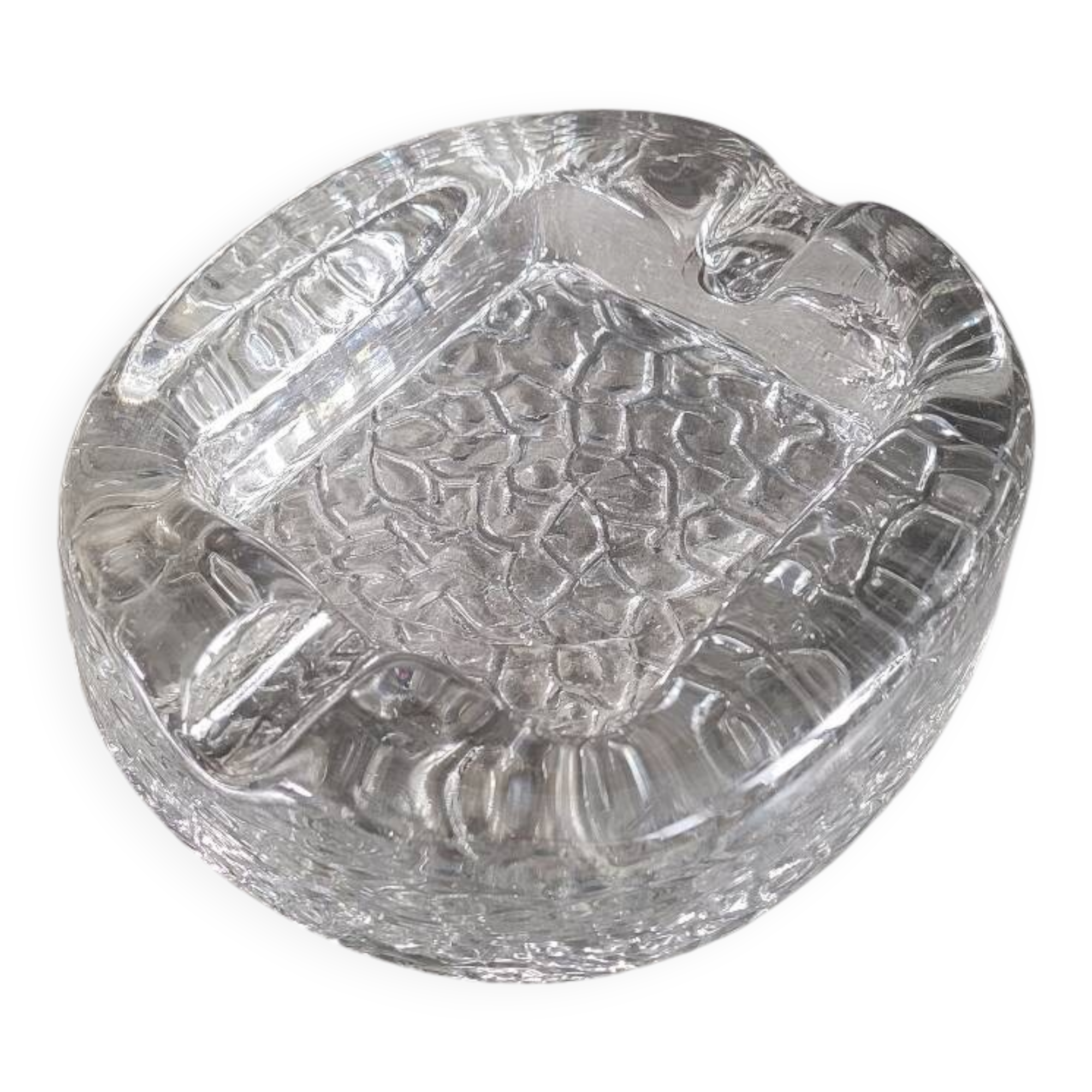 Kosta Boda glass ashtray, 1970, Sweden
