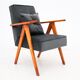 Ensemble de fauteuils, Pologne, années 1960