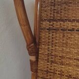 Rattan chest of drawers from the 1970s.