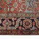 Handmade Persian Heriz Carpet, Large Tribal Wool Rug- 280x220cm