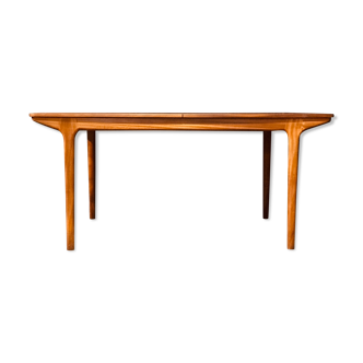 Table à rallonge en teck McIntosh du milieu du siècle, fabriquée en Écosse dans les années 60
