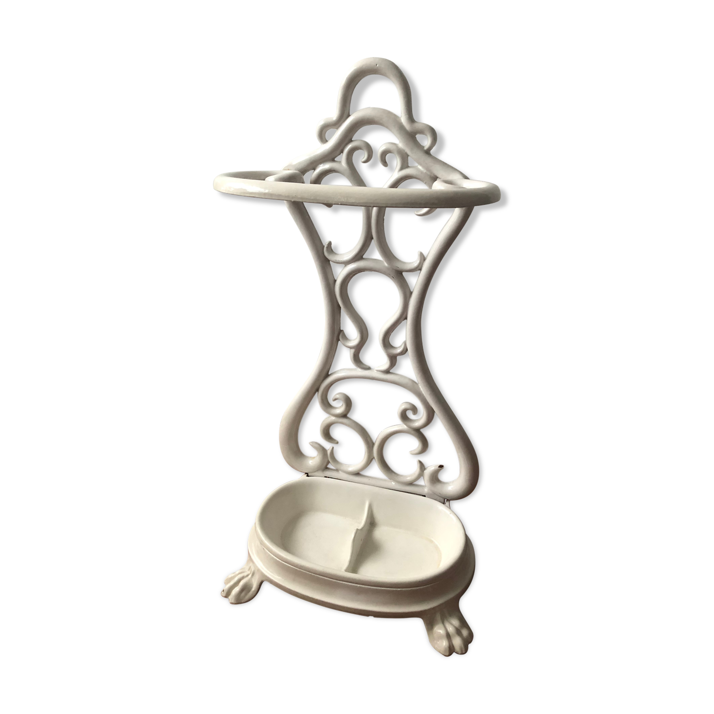 Old cast iron umbrella holder