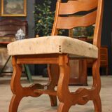Lot de 4 chaises rustiques
